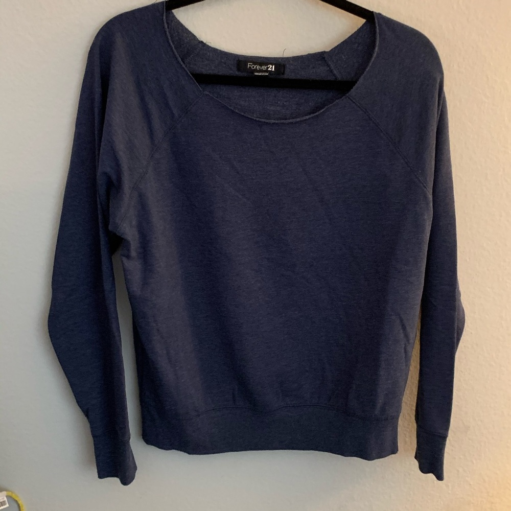 Dark blue forever 21 sweater